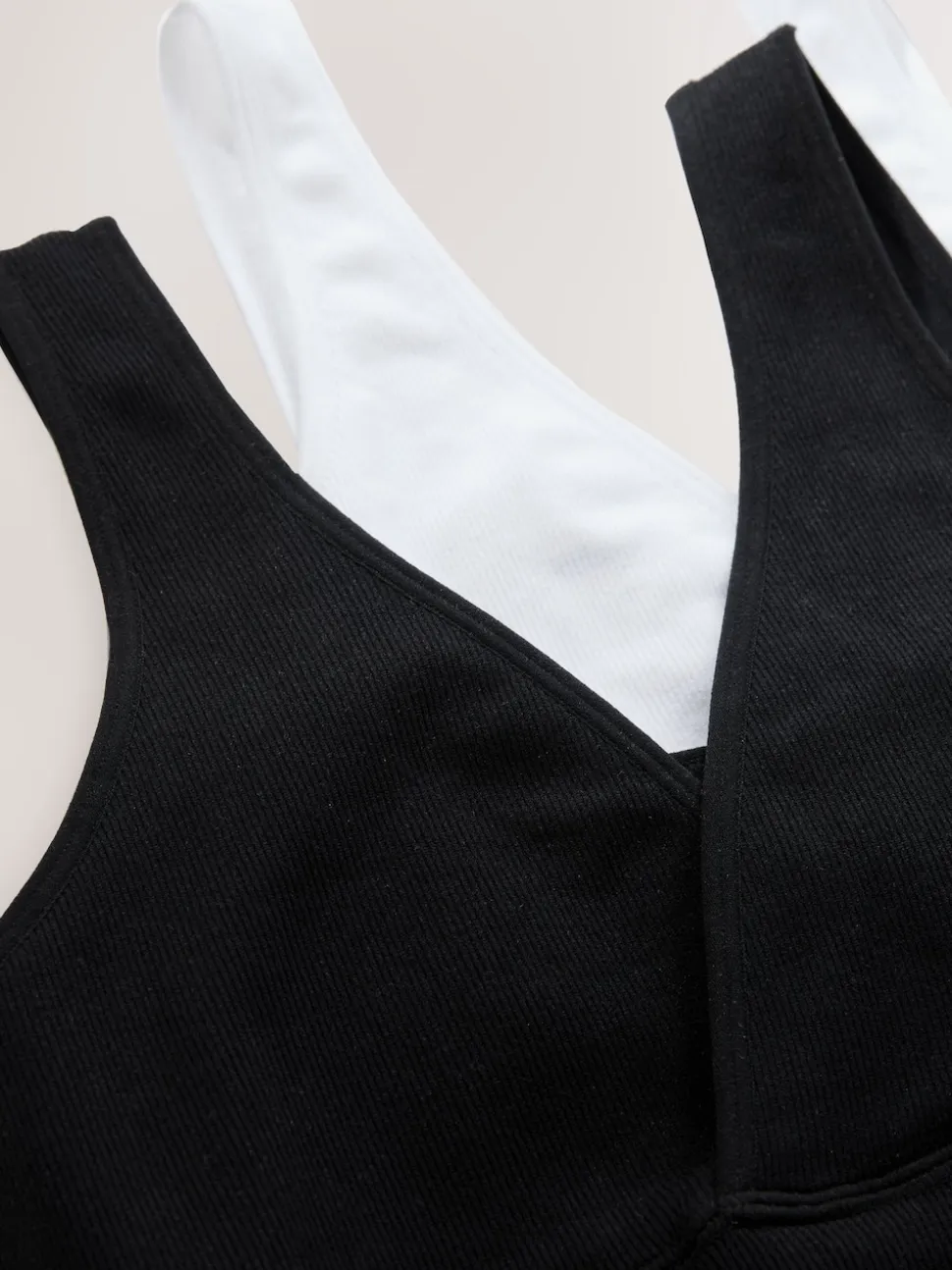 Noir/Blanc - Lot de gilets d’allaitement de maternité 2