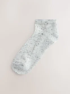 Noir/Blanc - Paquet de chaussettes à semelles coussinées de Neppy 4