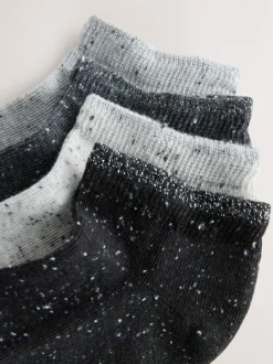 Noir/Blanc - Paquet de chaussettes à semelles coussinées de Neppy 4