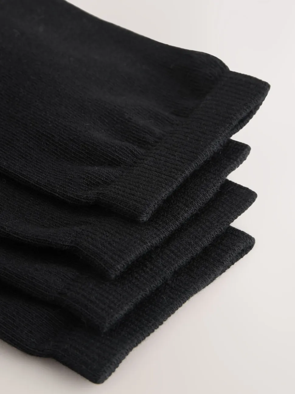Noir/blanc à pois/rayures - Semelle intérieure Ankle Socks 4 Pack