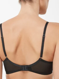 Noir/Blanc - Soutien-gorge à bonnets entiers sans coussinets