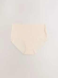 Noir/Blanc/Nu - Lot 3 culottes festonnées invisibles