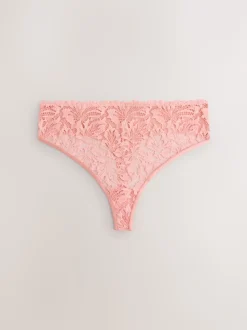 Noir/Blanc/Nu - Lot de 3 culottes NVPL en dentelle sur le devant