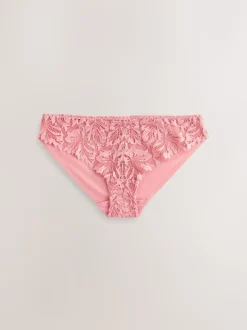 Noir/Blanc/Nu - Lot de 3 culottes NVPL en dentelle sur le devant