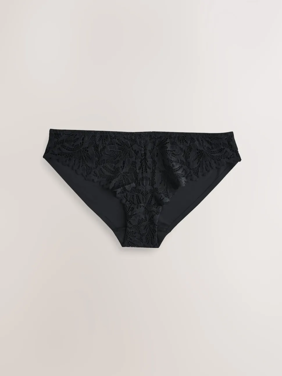 Noir/Blanc/Nu - Lot de 3 culottes NVPL en dentelle sur le devant
