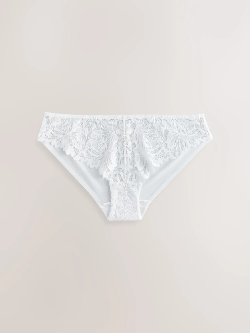 Noir/Blanc/Nu - Lot de 3 culottes NVPL en dentelle sur le devant