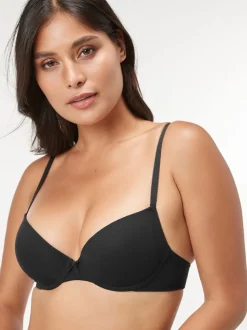 Noir/Blanc/Pastel Rose Nude - Lot de 3 soutiens-gorge en mélange de coton Ultimate Comfort