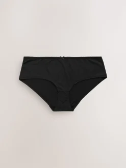 Noir/Blanc/Ppraline Nude - Culotte en microfibre 7 Pack