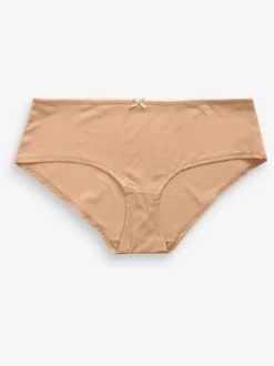 Noir/Blanc/Ppraline Nude - Culotte en microfibre 7 Pack