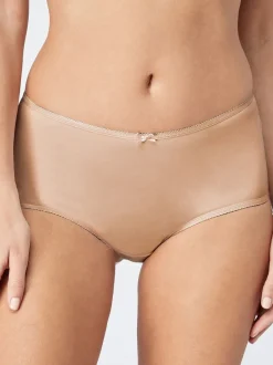 Noir/Blanc/Ppraline Nude - Culotte en microfibre 5 Pack