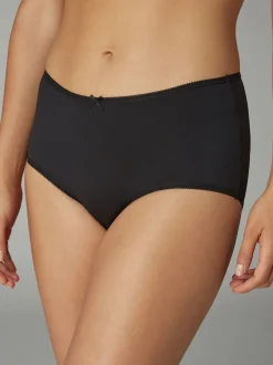 Noir/Blanc/Ppraline Nude - Culotte en microfibre 7 Pack