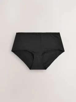 Noir/Blanc/Ppraline Nude - Culotte en microfibre 7 Pack