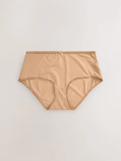 Noir/Blanc/Ppraline Nude - Culotte en microfibre 7 Pack