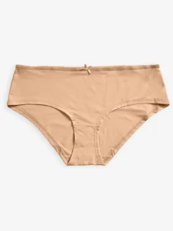 Noir/Blanc/Ppraline Nude - Culotte en microfibre 5 Pack