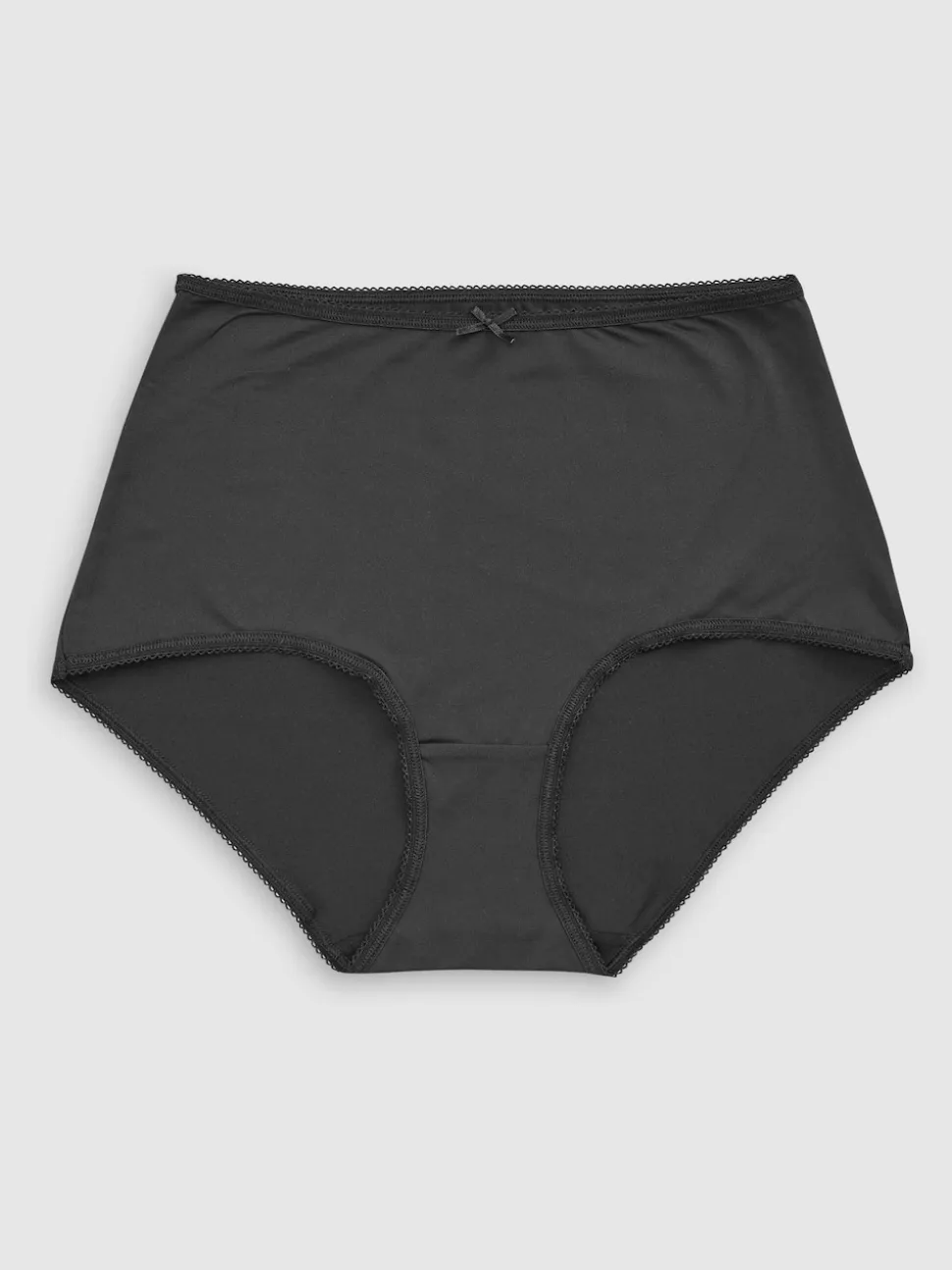 Noir/Blanc/Ppraline Nude - Culotte en microfibre 5 Pack