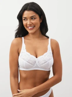Noir/Blanc/Ppraline Nude - Lot de soutiens-gorge Total Support Full Cup en 3 Ultimate Comfort