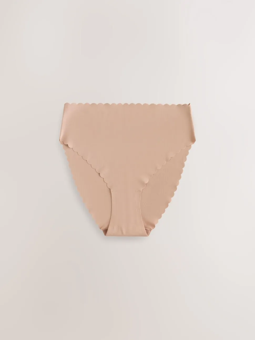 Noir/Blanc/Ppraline Nude - Lot 7 culottes festonnées invisibles