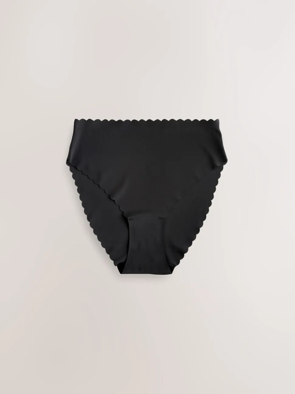 Noir/Blanc/Ppraline Nude - Lot 7 culottes festonnées invisibles