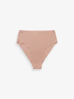 Noir/Blanc/Ppraline Nude - Lot 3 culottes invisibles et confortables