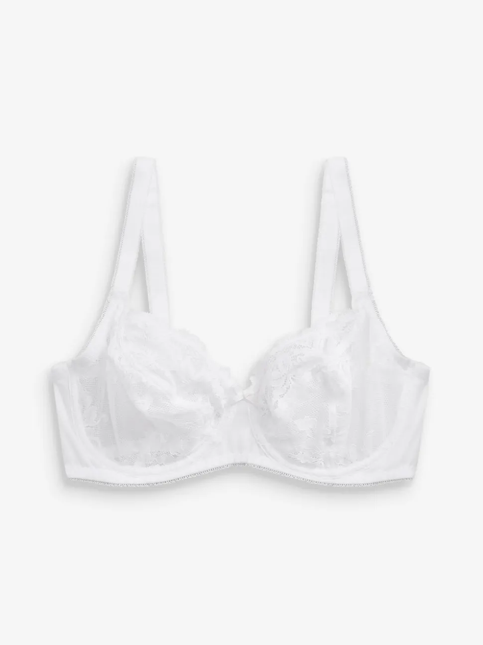 Noir/Blanc/Ppraline Nude - Soutien-gorge en dentelle DD+ 3 Pack