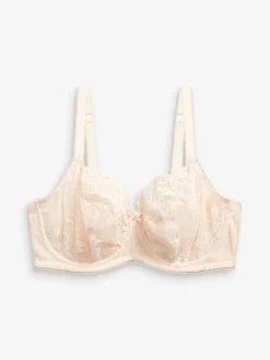 Noir/Blanc/Ppraline Nude - Soutien-gorge en dentelle DD+ 3 Pack