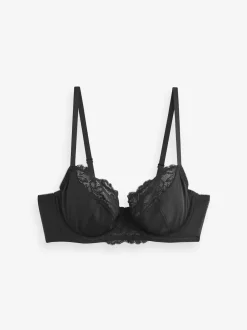 Noir/Blanc/Ppraline Nude - Soutien-gorge à bonnets entiers sans coussinets
