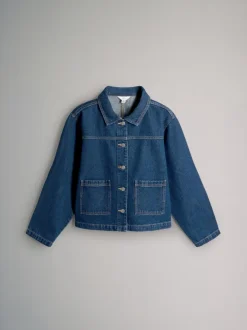 Noir/bleu foncé - The Set 2 Lot de vestes-chemises Denim