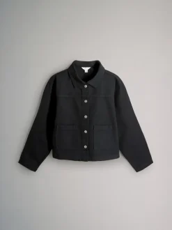 Noir/bleu foncé - The Set 2 Lot de vestes-chemises Denim