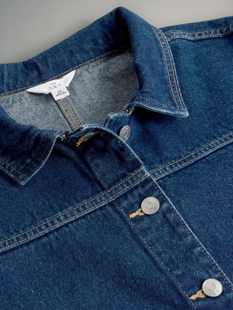 Noir/bleu foncé - The Set 2 Lot de vestes-chemises Denim