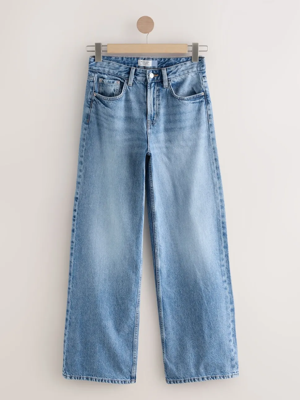 Noir/Bleu moyen - Lot de 2 jeans à jambe large