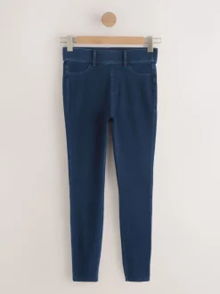Noir/bleu rincé - Jersey pleine longueur Denim Leggings 2 Lot