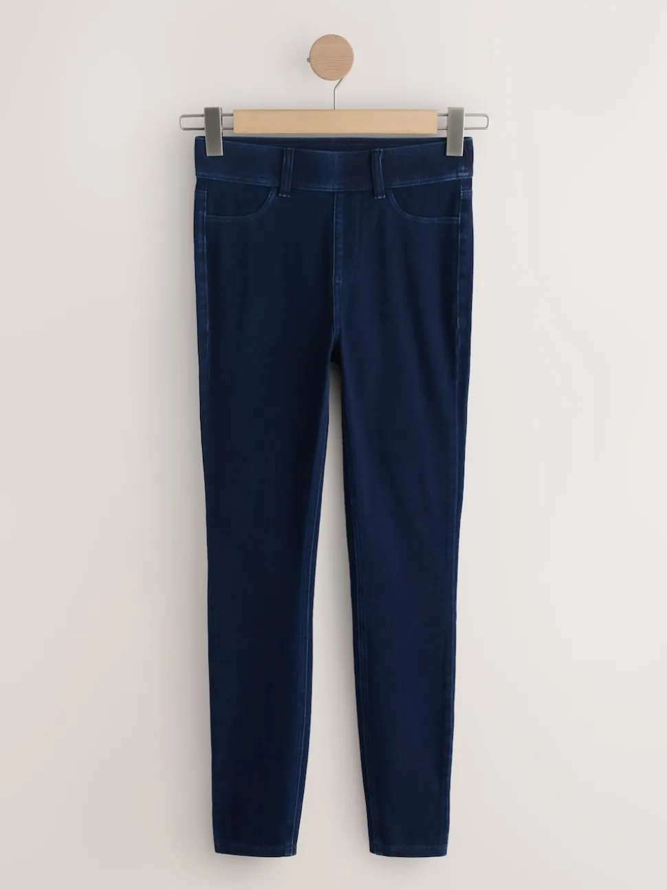 Noir/bleu rincé/gris - Jersey pleine longueur Denim Leggings 3 Lot