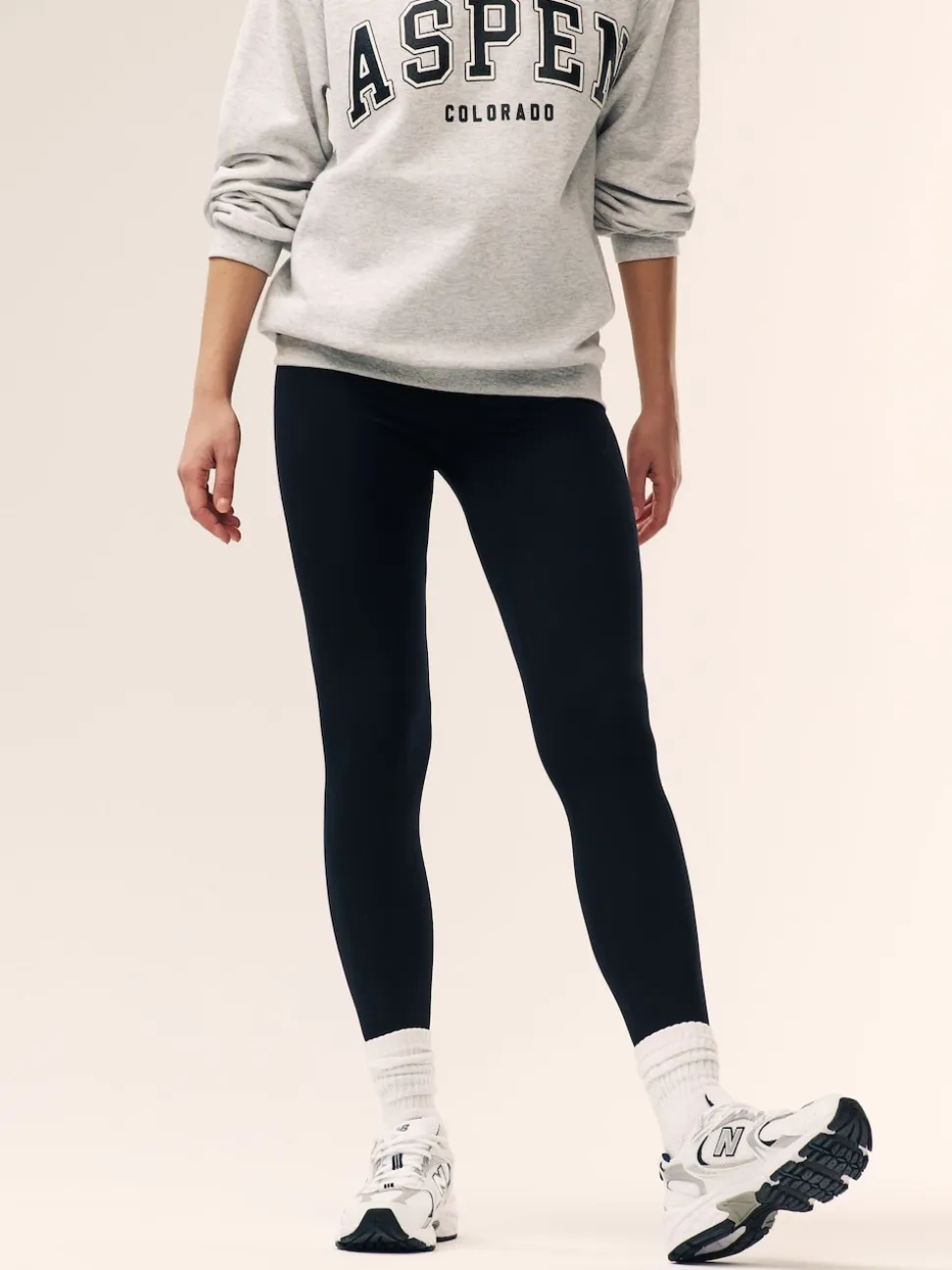 Noir/Brun - Lot de 2 leggings intégraux