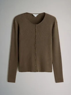 Noir/Brun - The Set lot de 2 cardigans en maille côtelée