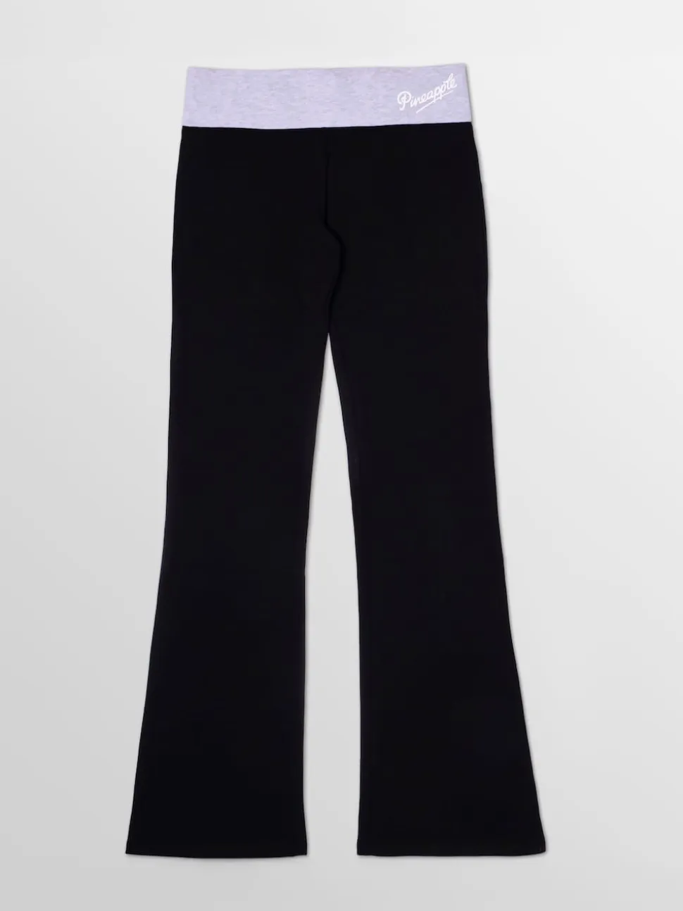 Noir/Gris - Pineapple Womens Pantalon bootcut en jersey à bandes contrastées