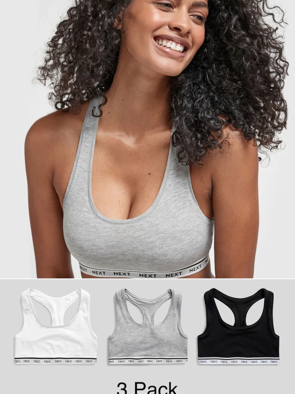 Noir/Gris chiné/Blanc - Hauts Raccourcis Ultimate Comfort