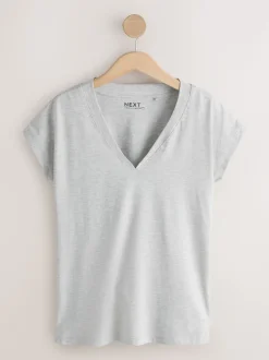 Noir/gris/rose - Lot de 7 T-shirts à mancherons