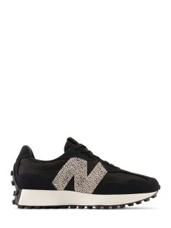 Noir/imprimé léopard - New Balance 327 Trainers