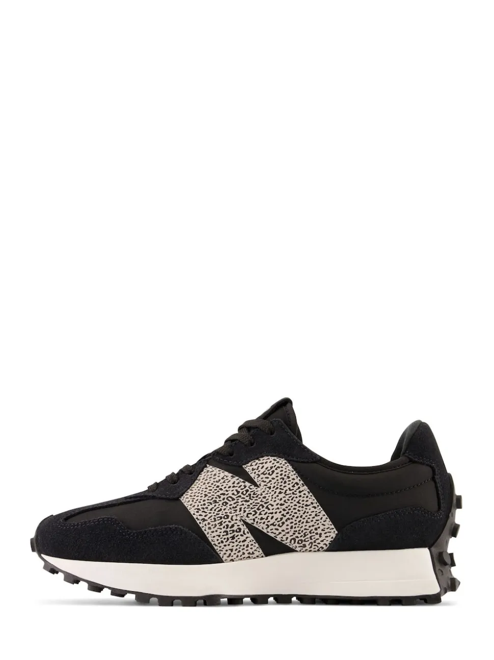 Noir/imprimé léopard - New Balance 327 Trainers