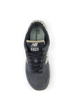 Noir/imprimé léopard - New Balance 574 Trainers