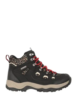 Noir/Léopard - Bottes imperméables imprimées Mountain Warehouse Adventurer femme