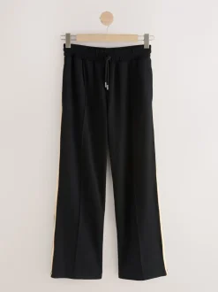Noir/Neutre - Pantalons de survêtement Slinky à jambes Amples et rayures latérales