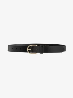 Noir/Or - Ceintures de cuir régulières