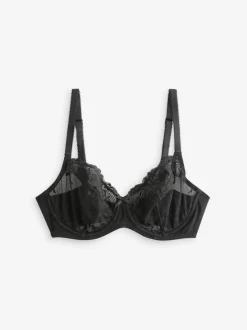 Noir/Praline Nude - Soutien-gorge en dentelle DD+ 2 Pack