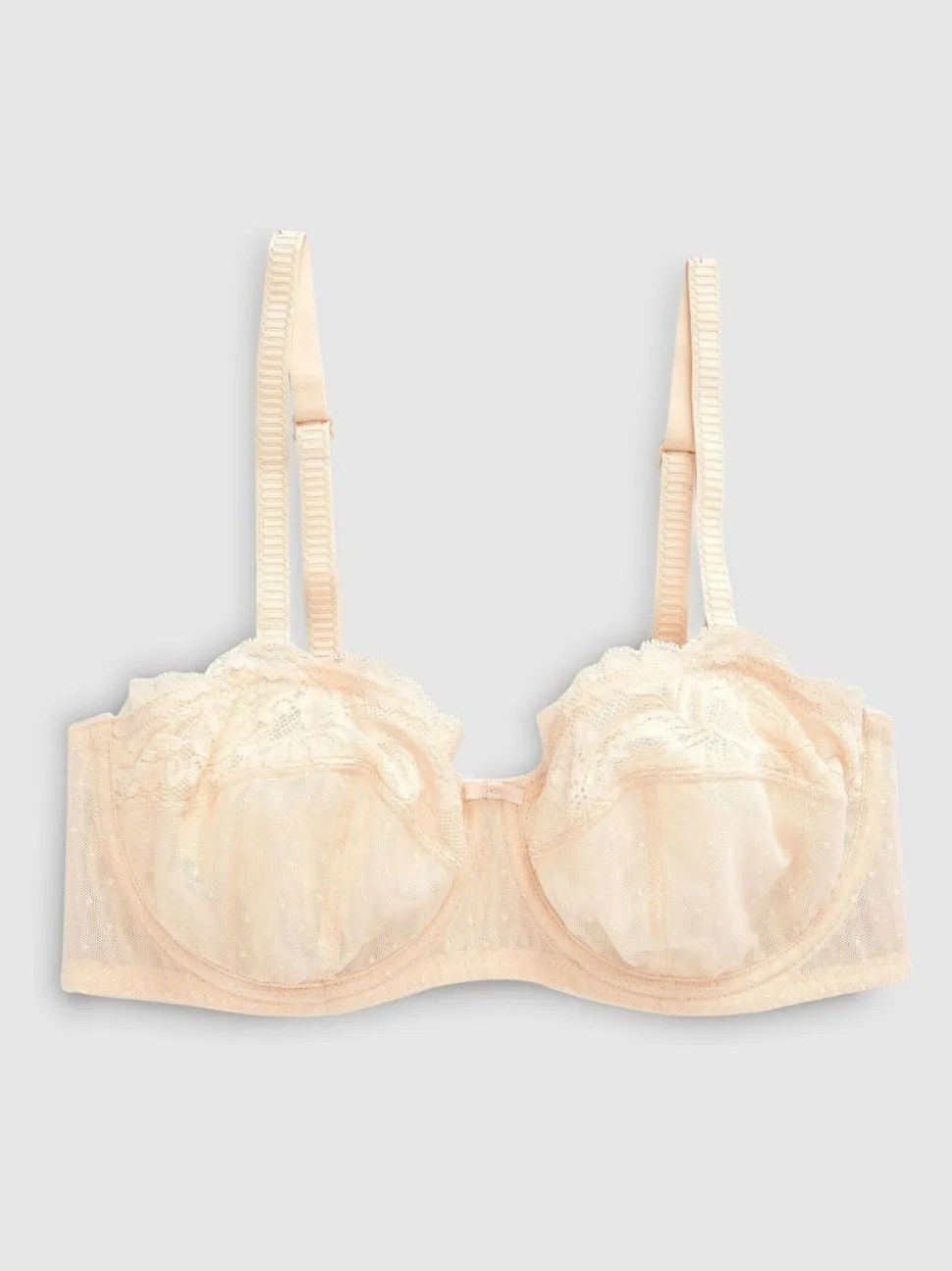 Noir/Praline Nude - Soutien-gorge sans bretelles DD+ sans coussinets 2 Pack