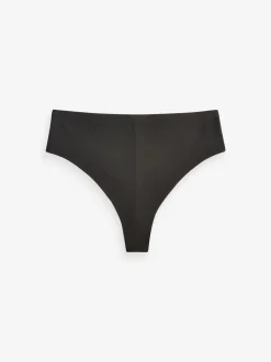 Noir/praline nude/chocolat nude - Lot 3 culottes invisibles et confortables