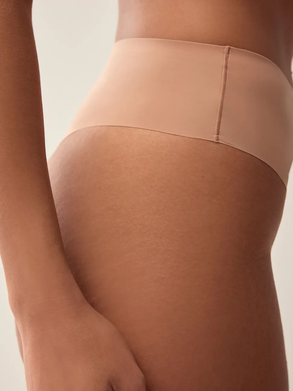 Noir/praline nude/chocolat nude - Lot 3 culottes invisibles et confortables