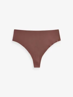 Noir/praline nude/chocolat nude - Lot 3 culottes invisibles et confortables