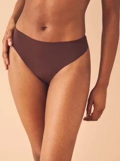 Noir/praline nude/chocolat nude - Lot 3 culottes invisibles et confortables