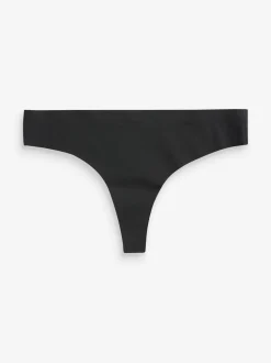 Noir/praline nude/chocolat nude - Lot 3 culottes invisibles et confortables